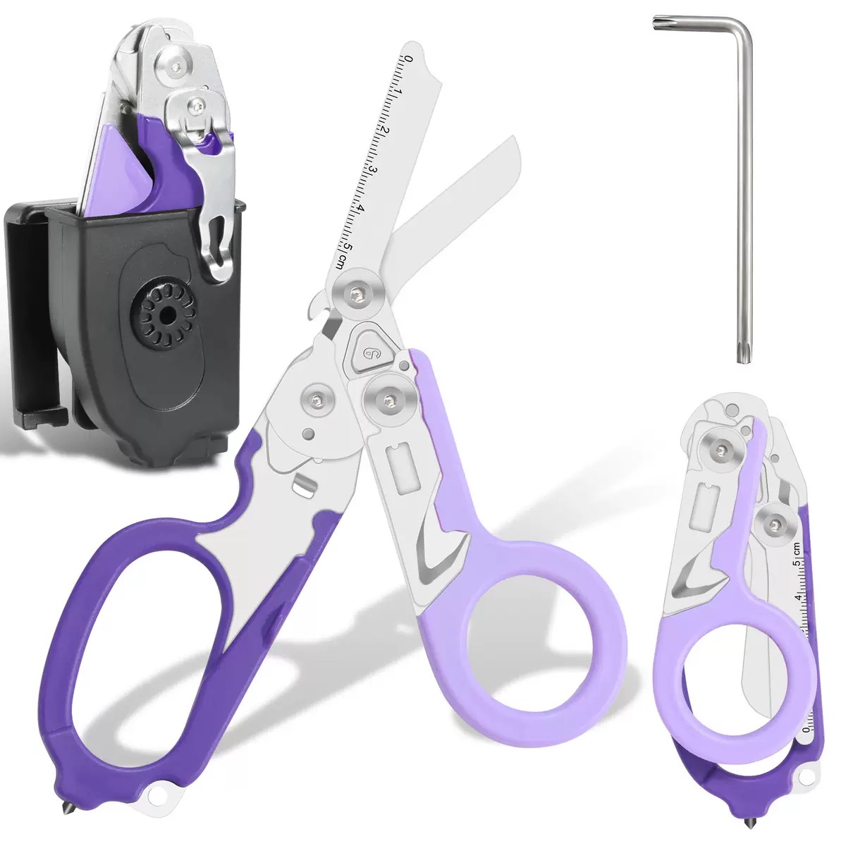 6-in-1 monitoiminen pelastustyökalu: Monitoimiset lääketieteelliset sakset