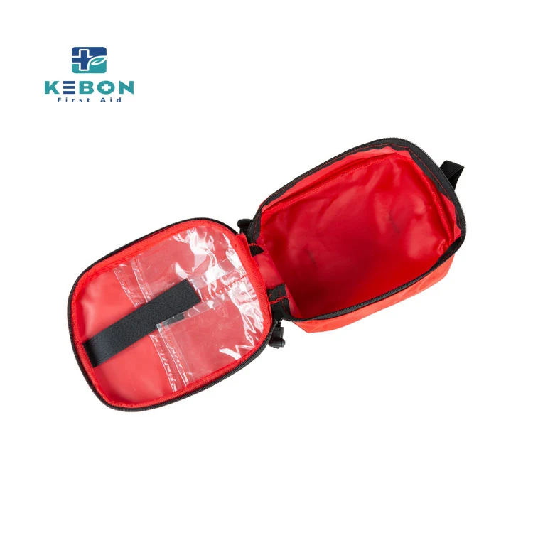 Red Vertical First Aid Pouch